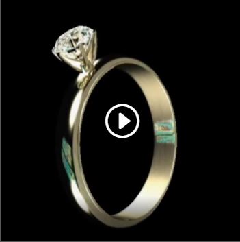 Färdiga hologram.  Ringar som Hologram med LED fläkt